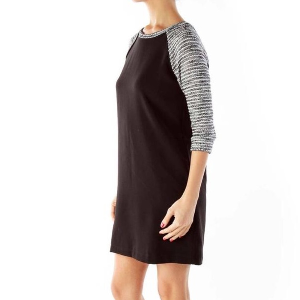 Ann Taylor Loft Tweed Raglan Sleeve Mini Dress 00P